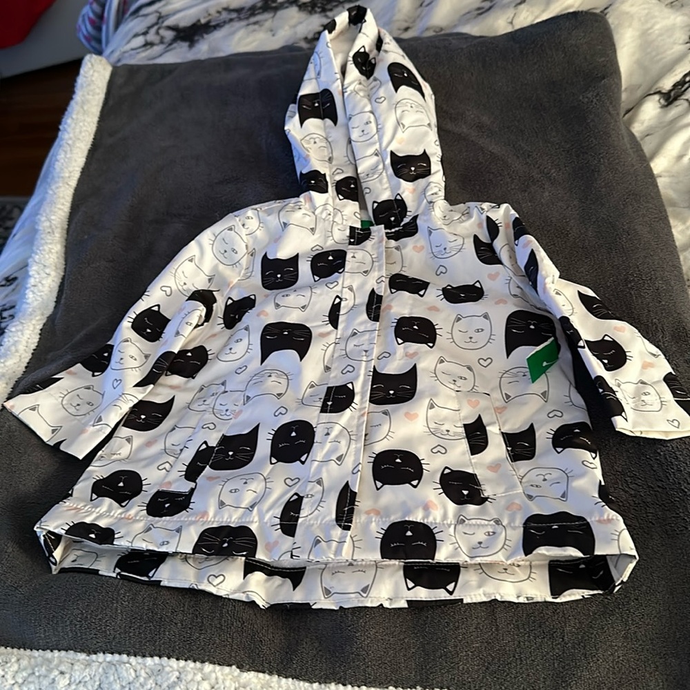 NWT dip girls raincoat